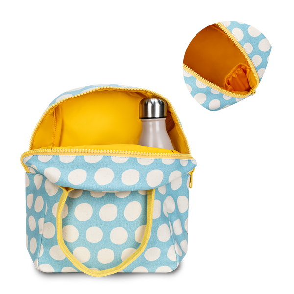 Zipper Lunch - Dot Blue