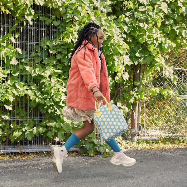 Zipper Lunch - Dot Blue