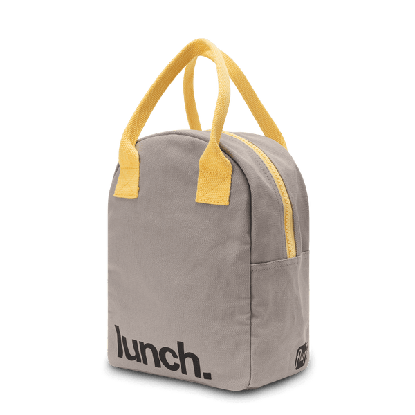 Zipper Lunch - Grey/ Yellow