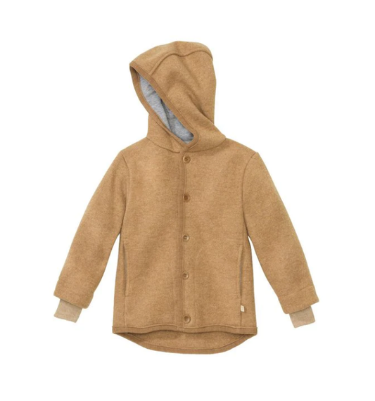Boiled Wool Jacket - Caramel
