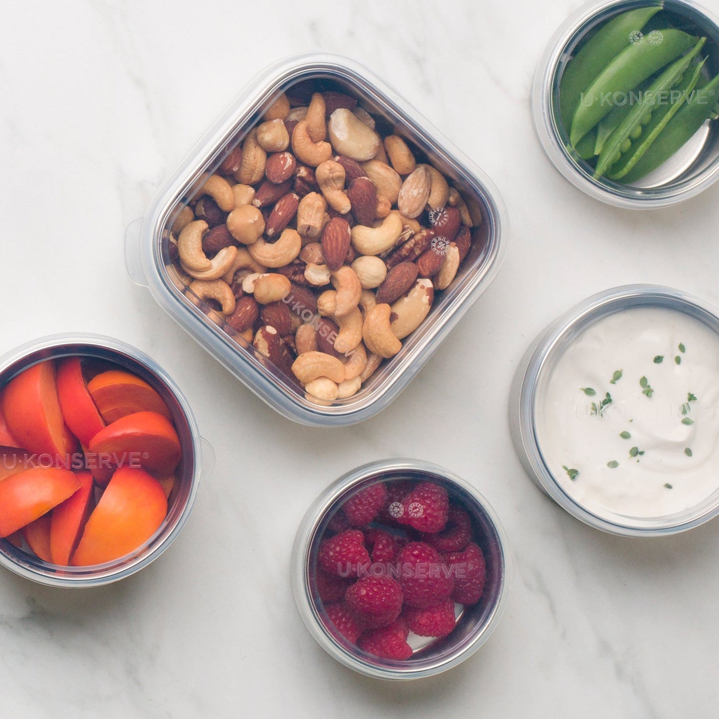 Square To-Go Container Medium (30oz) - Clear