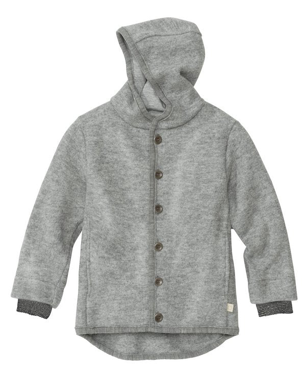 Boiled Wool Jacket - Grey