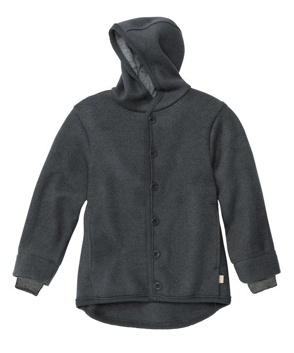 Boiled Wool Jacket - Anthracite