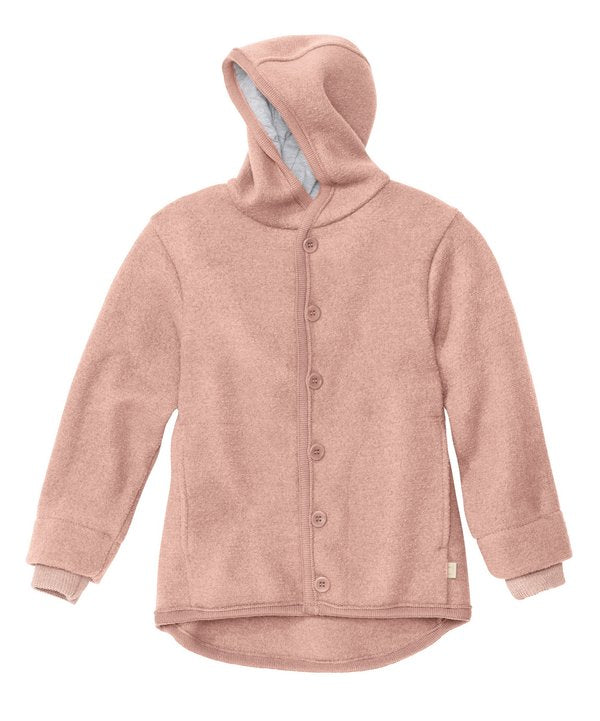 Boiled Wool Jacket - Rosé