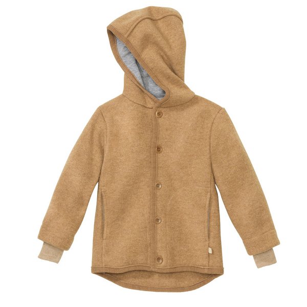 Boiled Wool Jacket - Caramel
