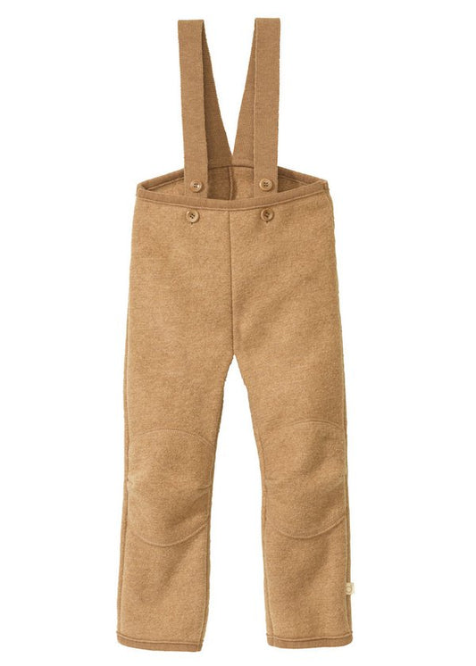 Boiled Wool Trousers - Caramel