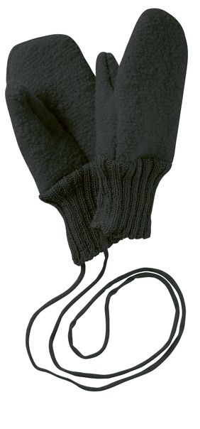 Boiled Wool Gloves - Anthracite