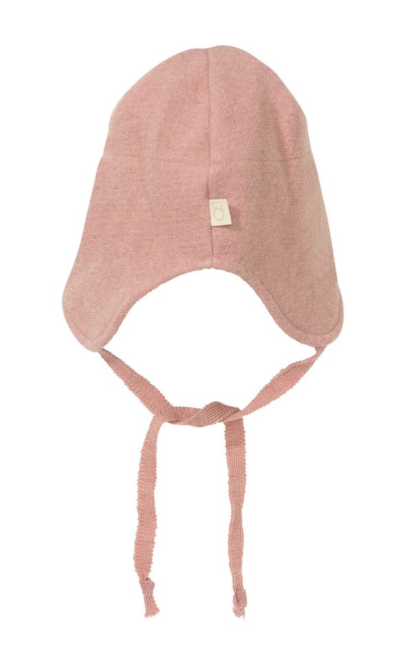 Children's Boiled Wool Hat - Rosé