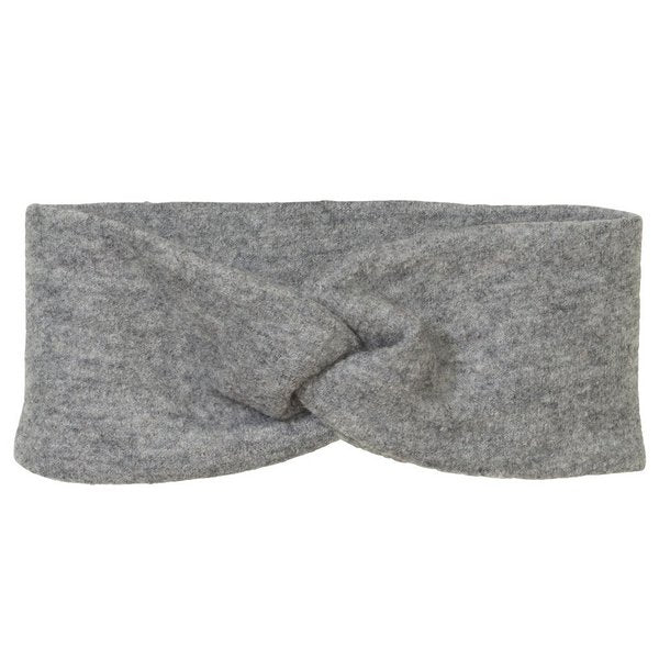Children's Lightweight Boiled Wool Headband- Grey