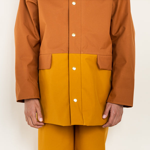 Patch Rain Coat - Red Oak-Acorn (4-6Y)