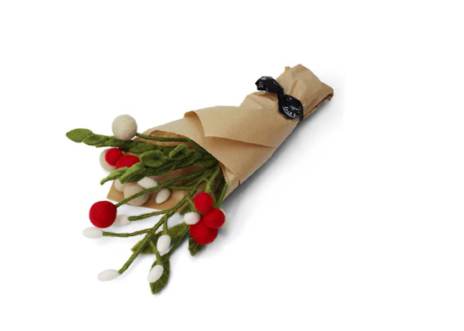 Gita Felted Bouquet Flowers