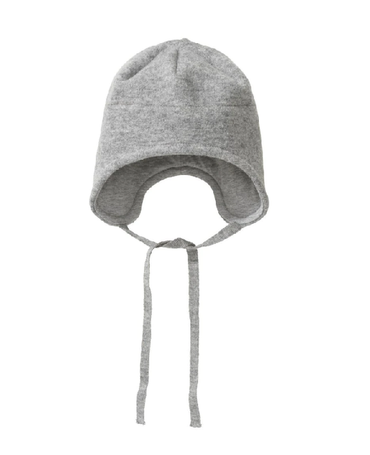 Children's Boiled Wool Hat - Grey