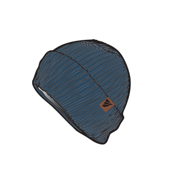 HWS Merino Wool Toque - Vintage Indigo (Medium Rib)