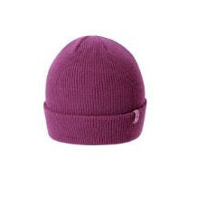 HWS Merino Wool Toque - Grape (Medium Rib)