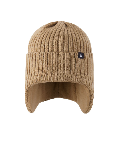 Kids' Merino Wool Beanie Mystinen - Peanut Brown