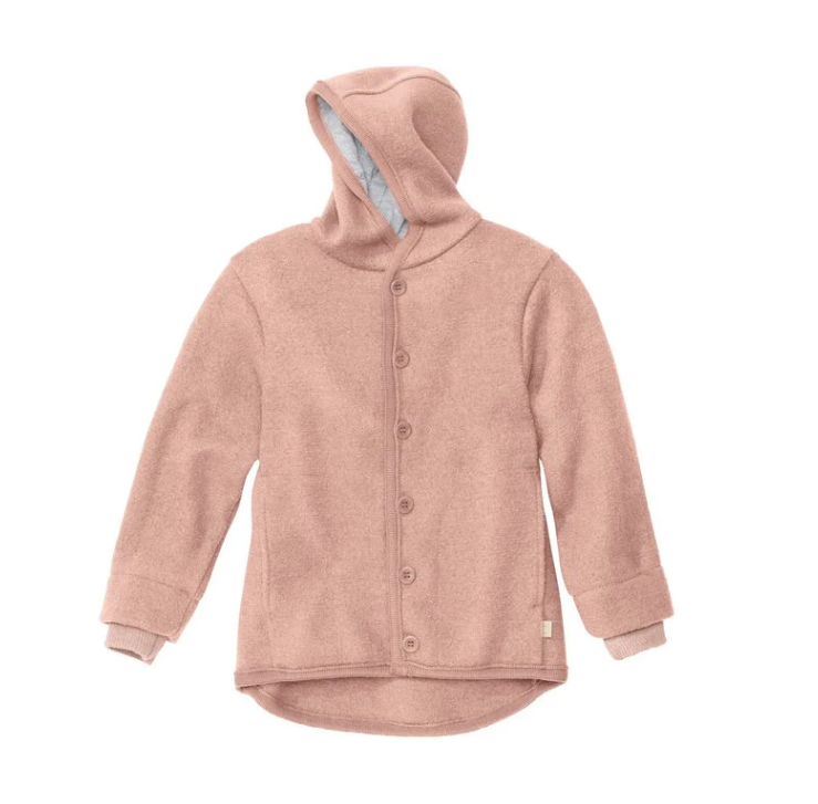 Boiled Wool Jacket - Rosé
