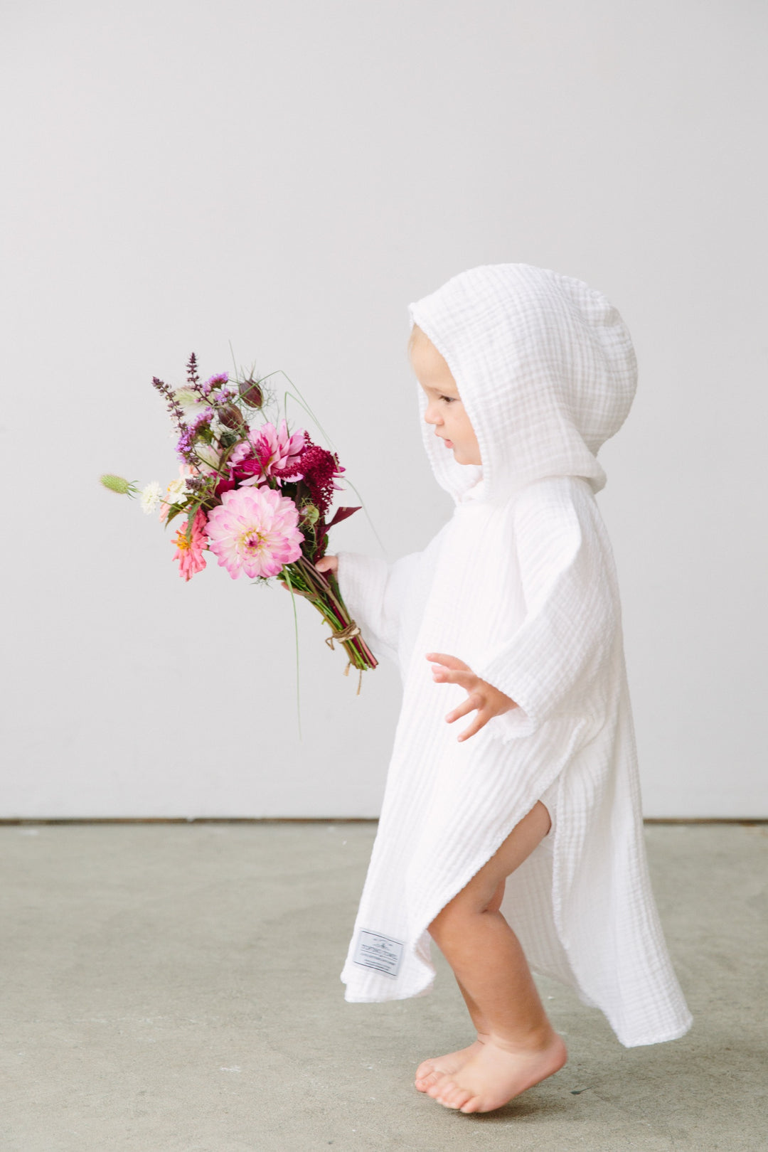 The Pebble Kids' Poncho - Seashell