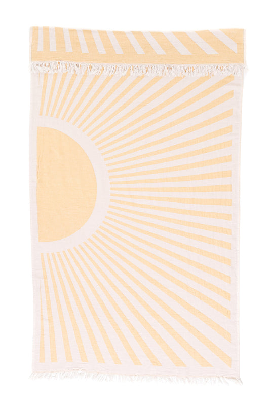 The Sun Flare Towel - Lemon