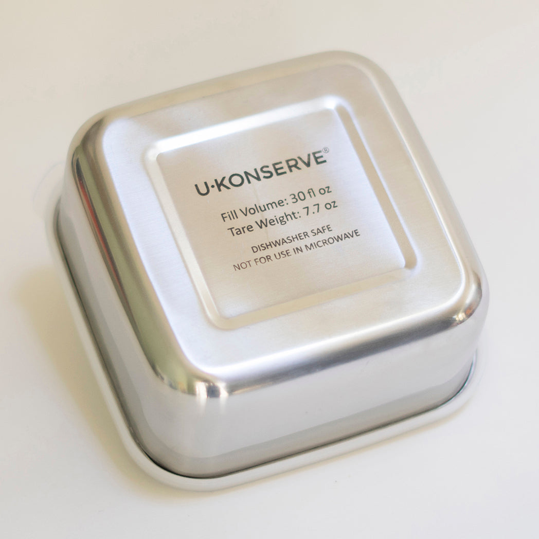 Square To-Go Container Medium (30oz) - Clear