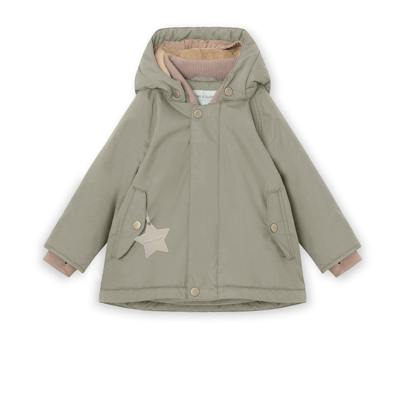 Wally Fleece Lined Winter Jacket - Vert (4-6Y)