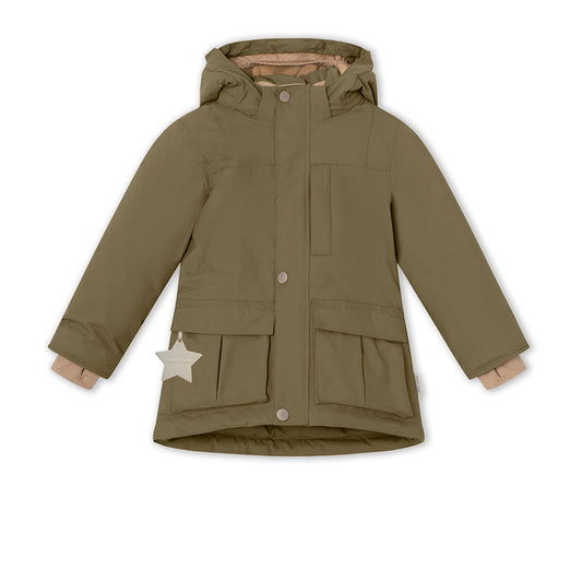 Kastorio Fleece Lined Winter Jacket - Capers Green (7-8Y)