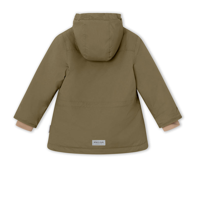 Kastorio Fleece Lined Winter Jacket - Capers Green (7-8Y)