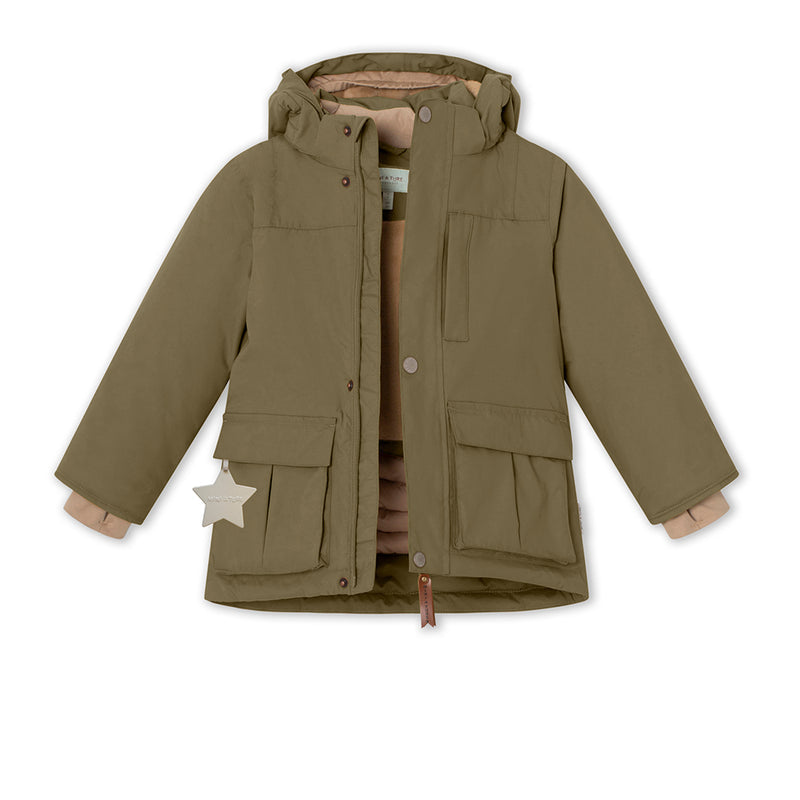 Kastorio Fleece Lined Winter Jacket - Capers Green (7-8Y)