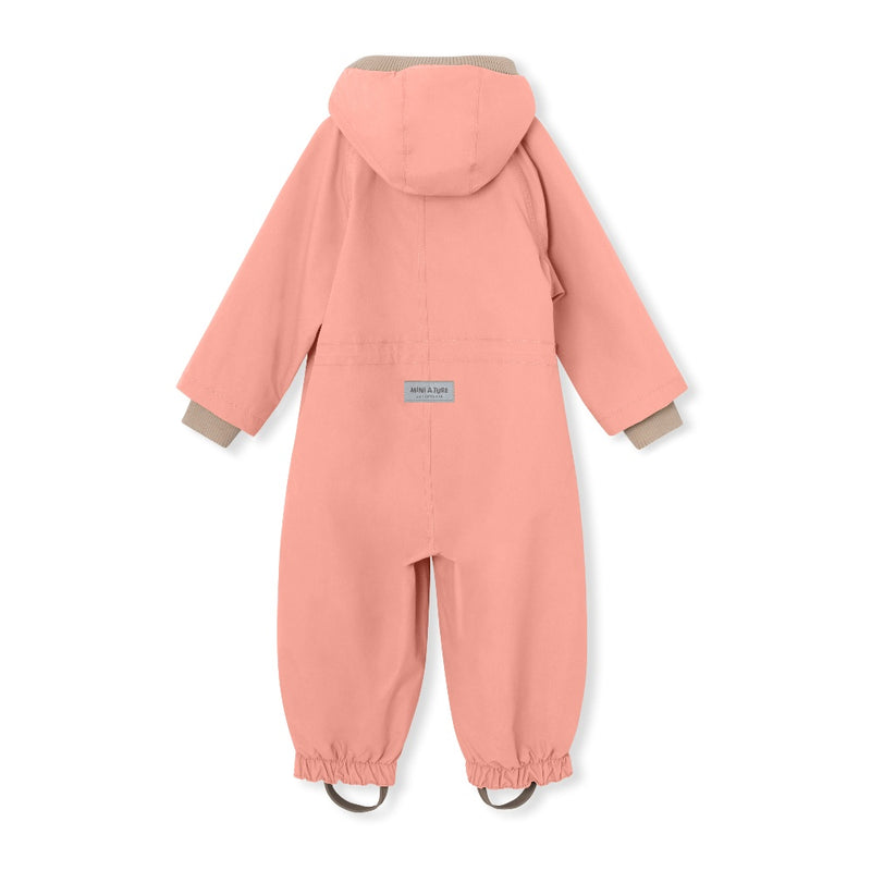 Wisto Fleece Lined Rainsuit - Rosette Rose (6Y)