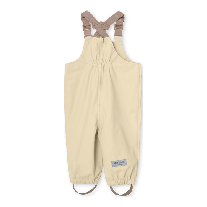 Rubi Suspender Rain Pants - Boulder Sand (4-6Y)