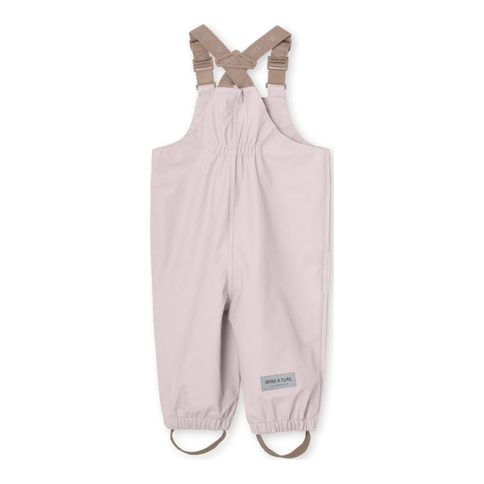 Rubi Suspender Rain Pants - Cloud Purple (4-6Y)