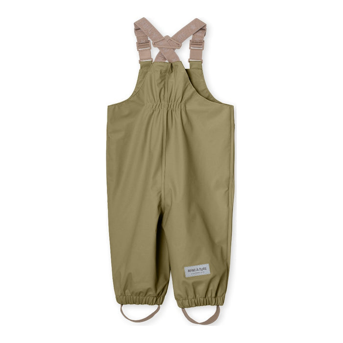 Rubi Suspender Rain Pants - Dried Herbs (4-6Y)