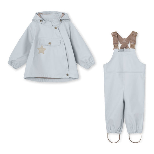 Wainis  Rain Set - Pearl Blue (4-5Y)