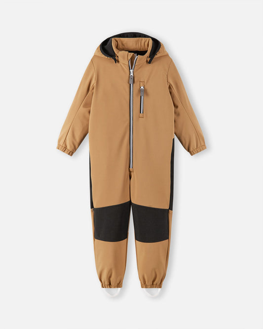 Nurmes Softshell Water-Repellent Outdoor Jumpsuit - Peanut Brown