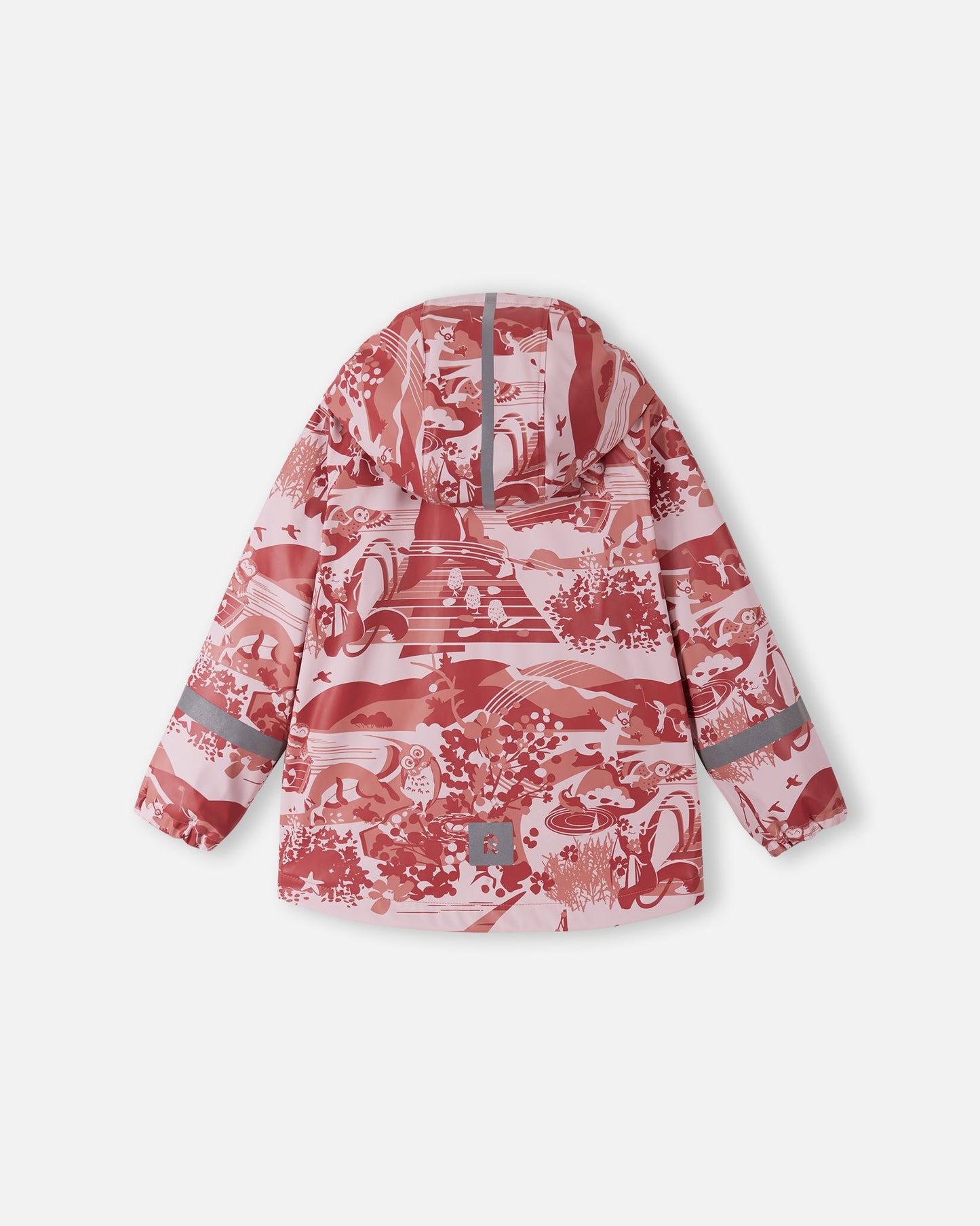 Koski - Fleece-Lined Rain Jacket - Rose Blush