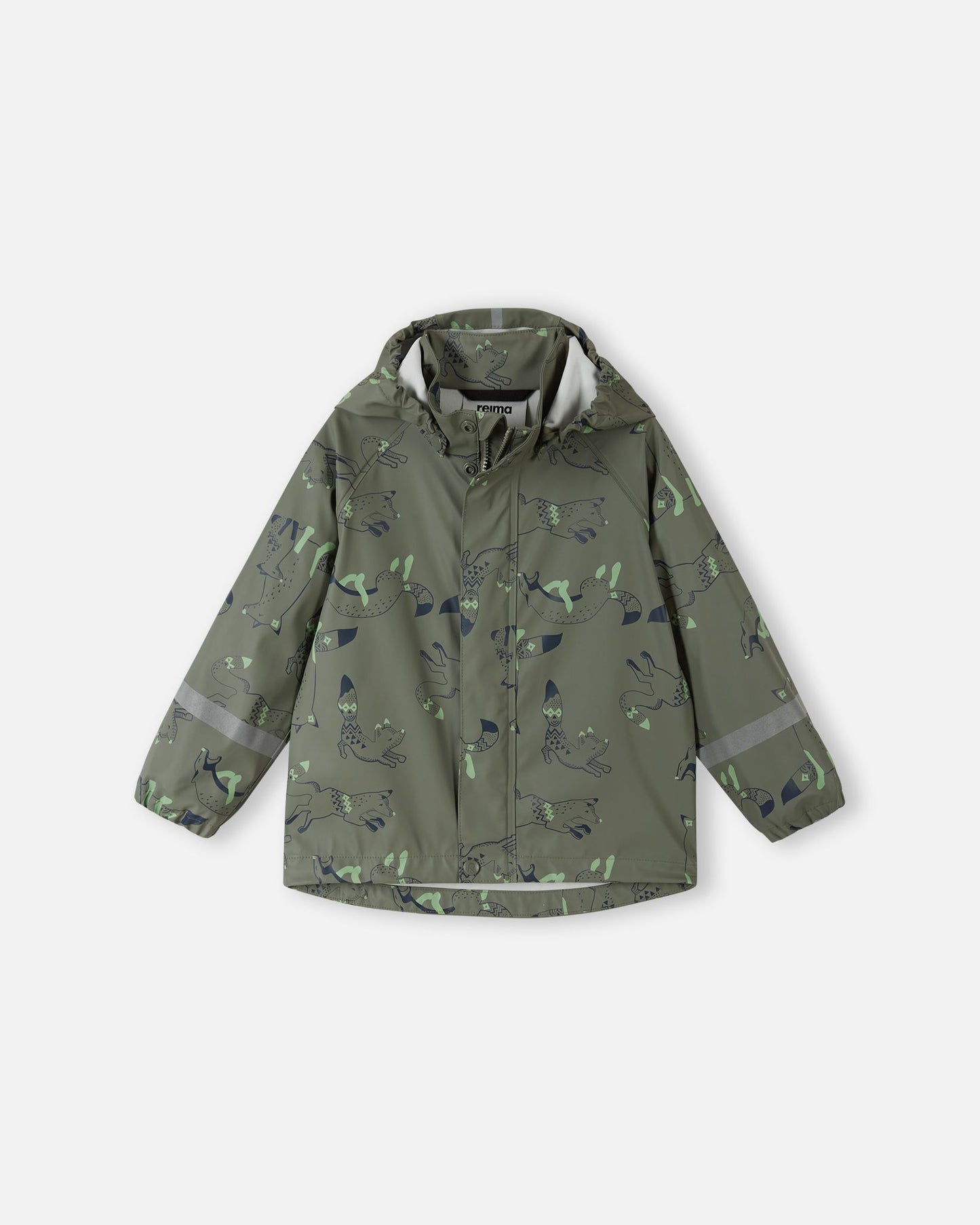 Vesi Waterproof Rain Jacket - Greyish Green