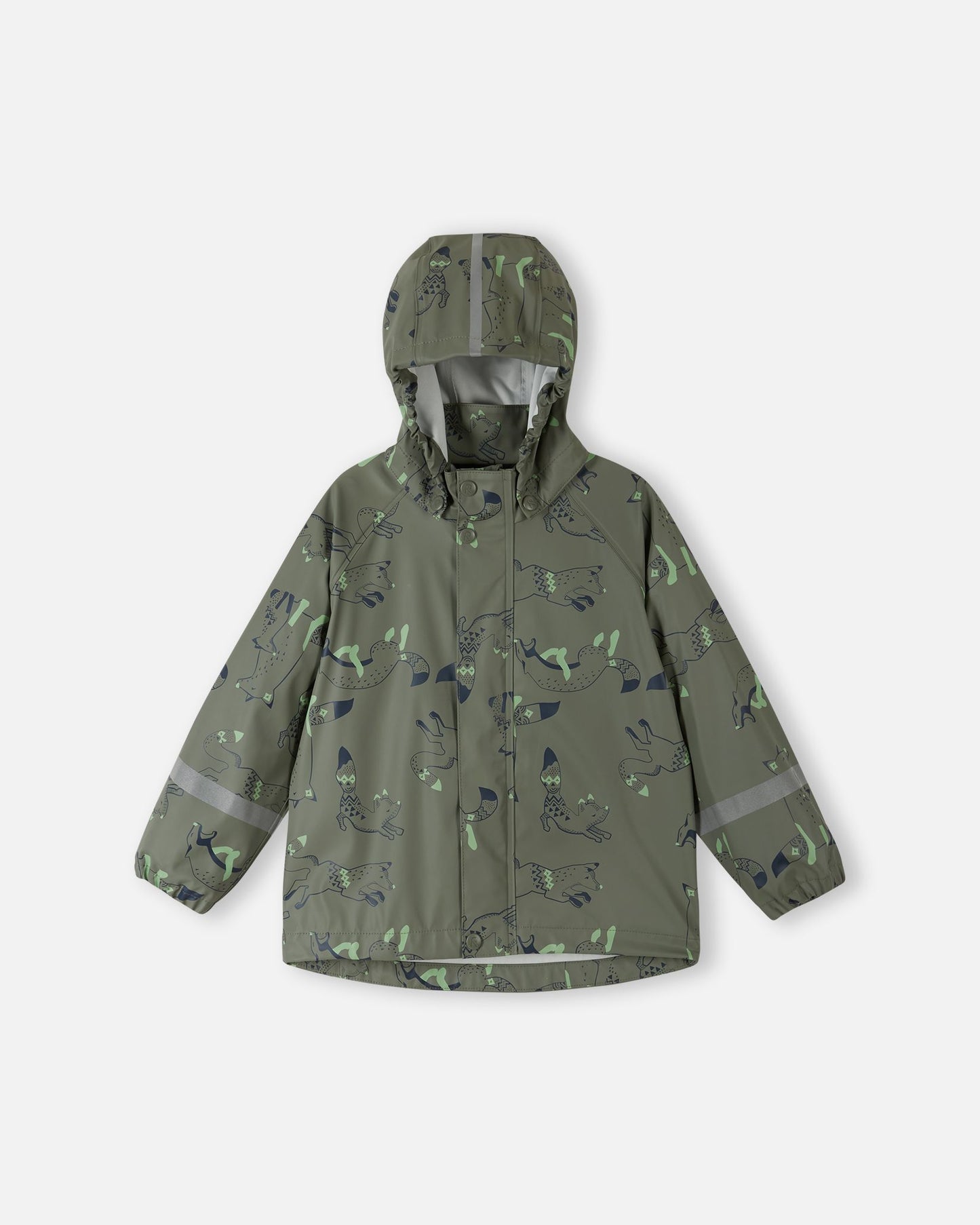 Vesi Waterproof Rain Jacket - Greyish Green