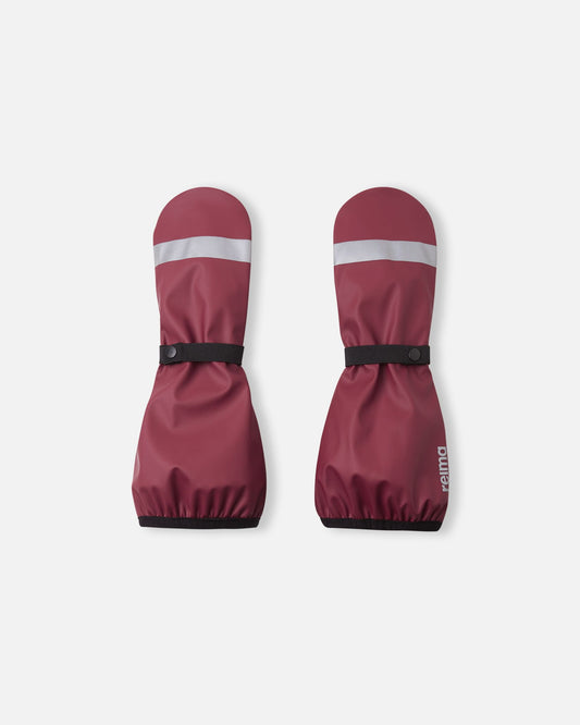 Puro Waterproof Lined Rain Mittens - Jam Red