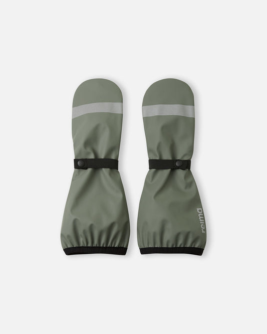 Puro Waterproof Lined Rain Mittens - Grey Green