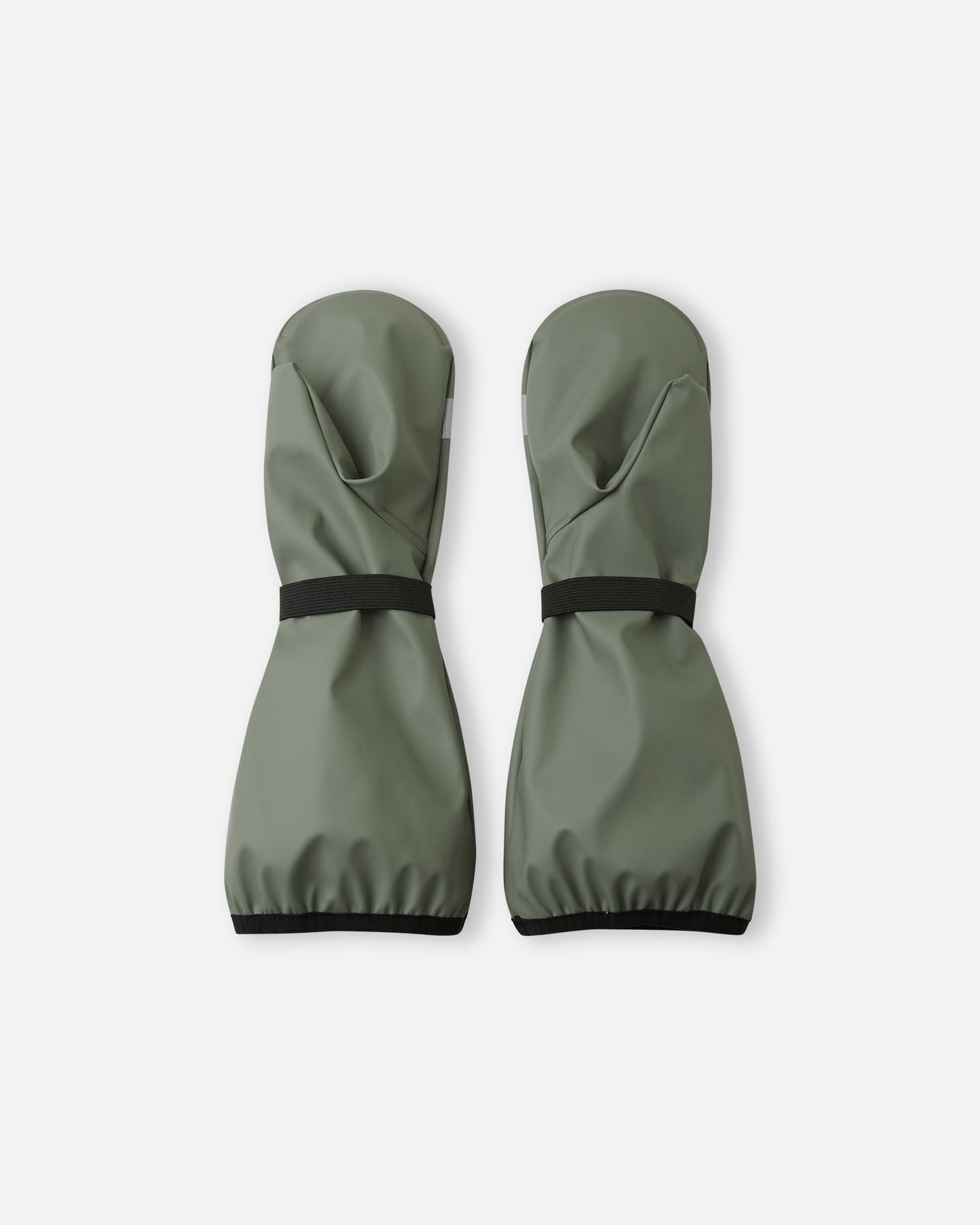 Kura Waterproof Shelled Rain Mittens - Greyish Green