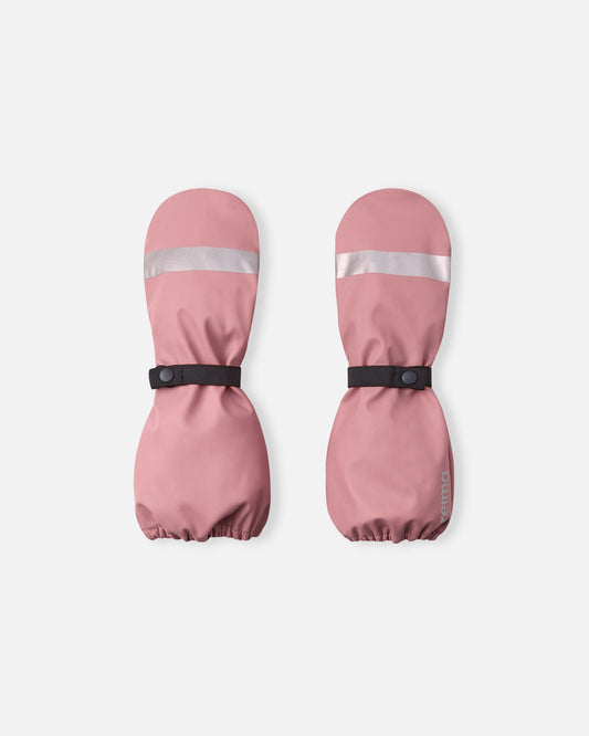 Kura Waterproof Shelled Rain Mittens - Rose Blush