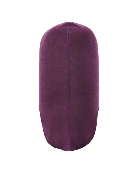 Aurora Merino Wool Base Layer Balaclava - Deep Purple