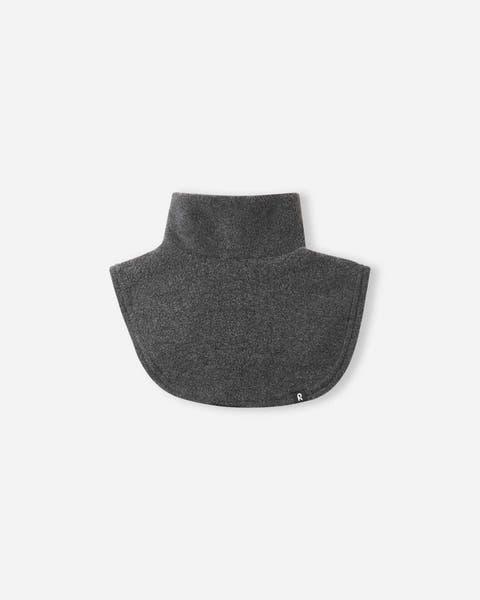 Kids' fleece neck warmer Legenda - Black Melange