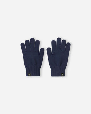 Vipatus - Kids' knitted gloves - Navy