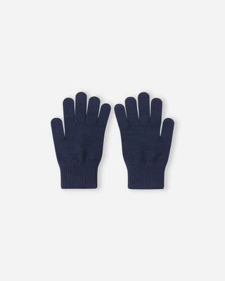 Vipatus - Kids' knitted gloves - Navy