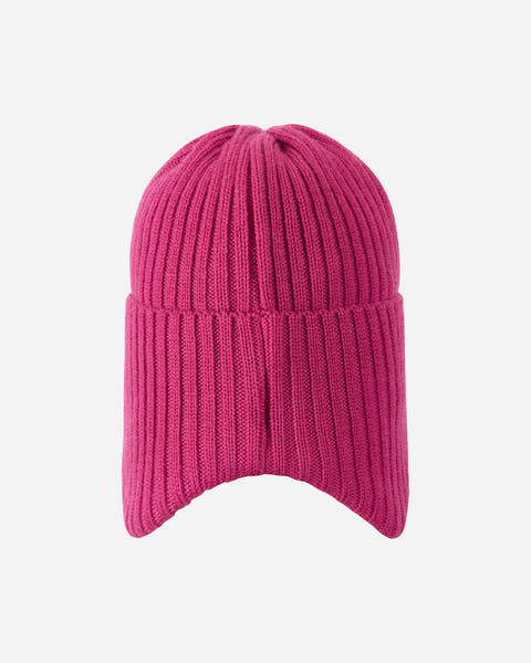 Kids' Merino Wool Beanie Mystinen - Rosy Berry