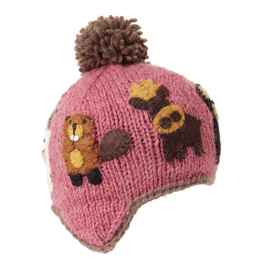Canuck Kids' Toque - Dark Rose