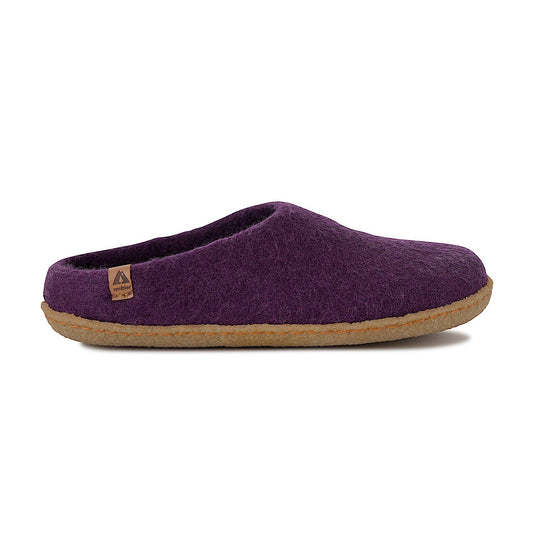 Halcyon Wool Slipper - Elderberry