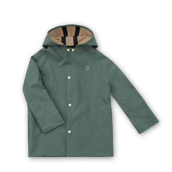 Midi Rain Coat - Laurel