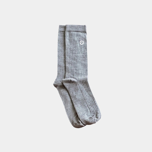 Merino Wool Cotton Lightweight Adult - Grey