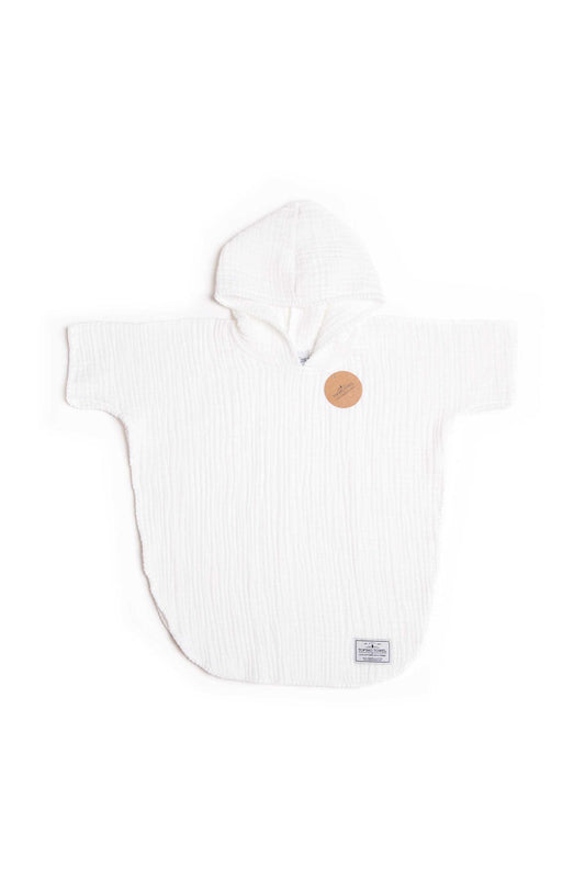 The Pebble Kids' Poncho - Seashell